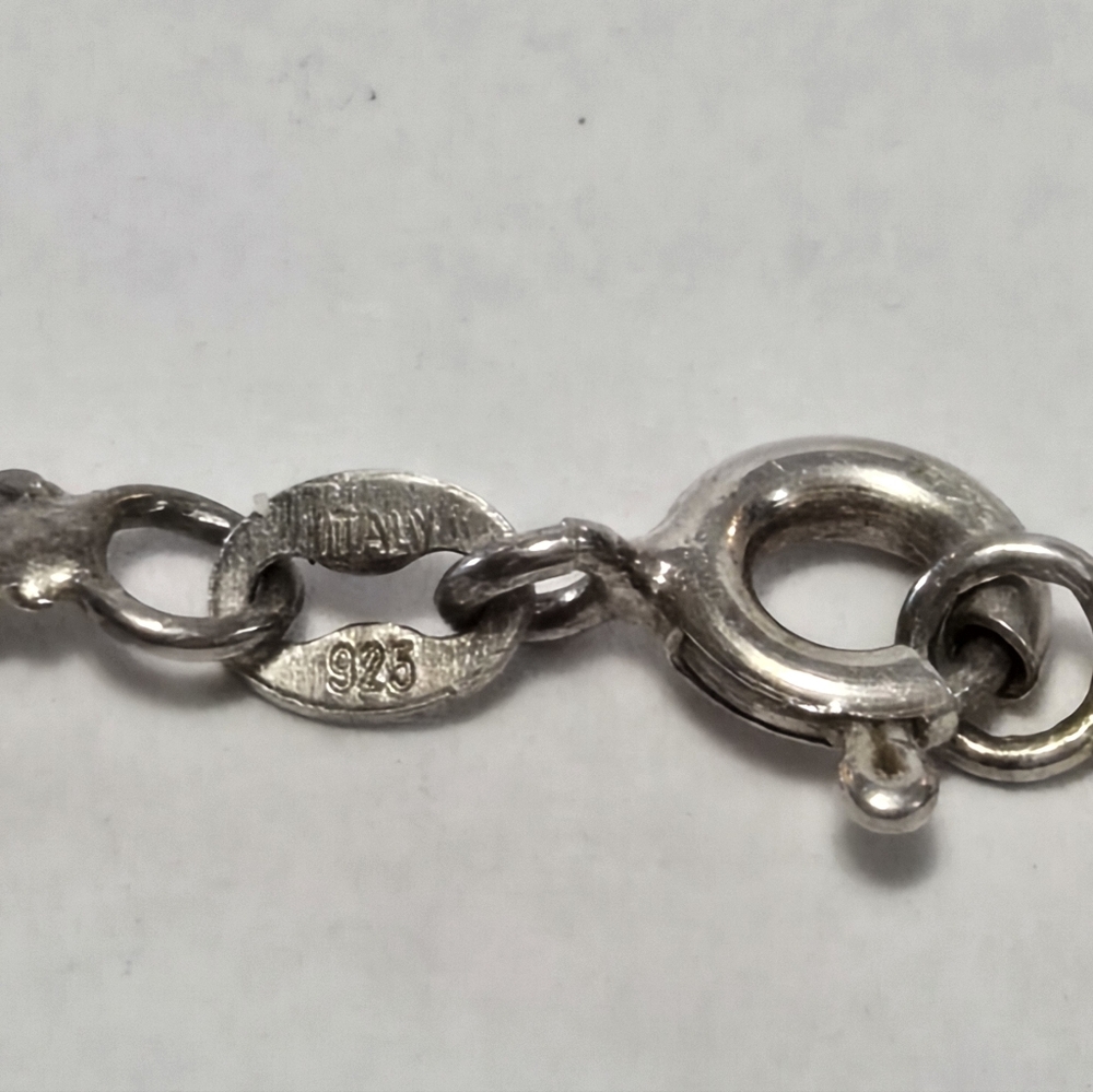 Silver Braided Rope Chain - Picture 2 of 3